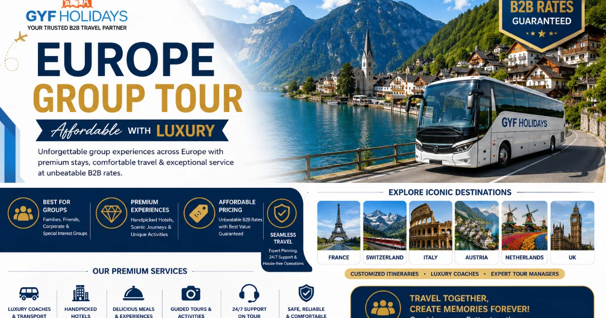 Europe Van Tour DMC in Dubai - GYF Holidays